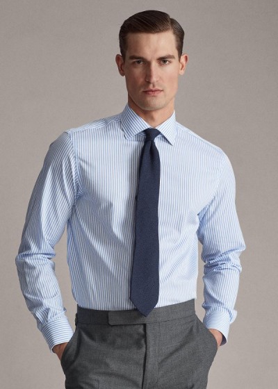 Camisa Ralph Lauren Bengal-Stripe Twill Homem 58196-ERXS